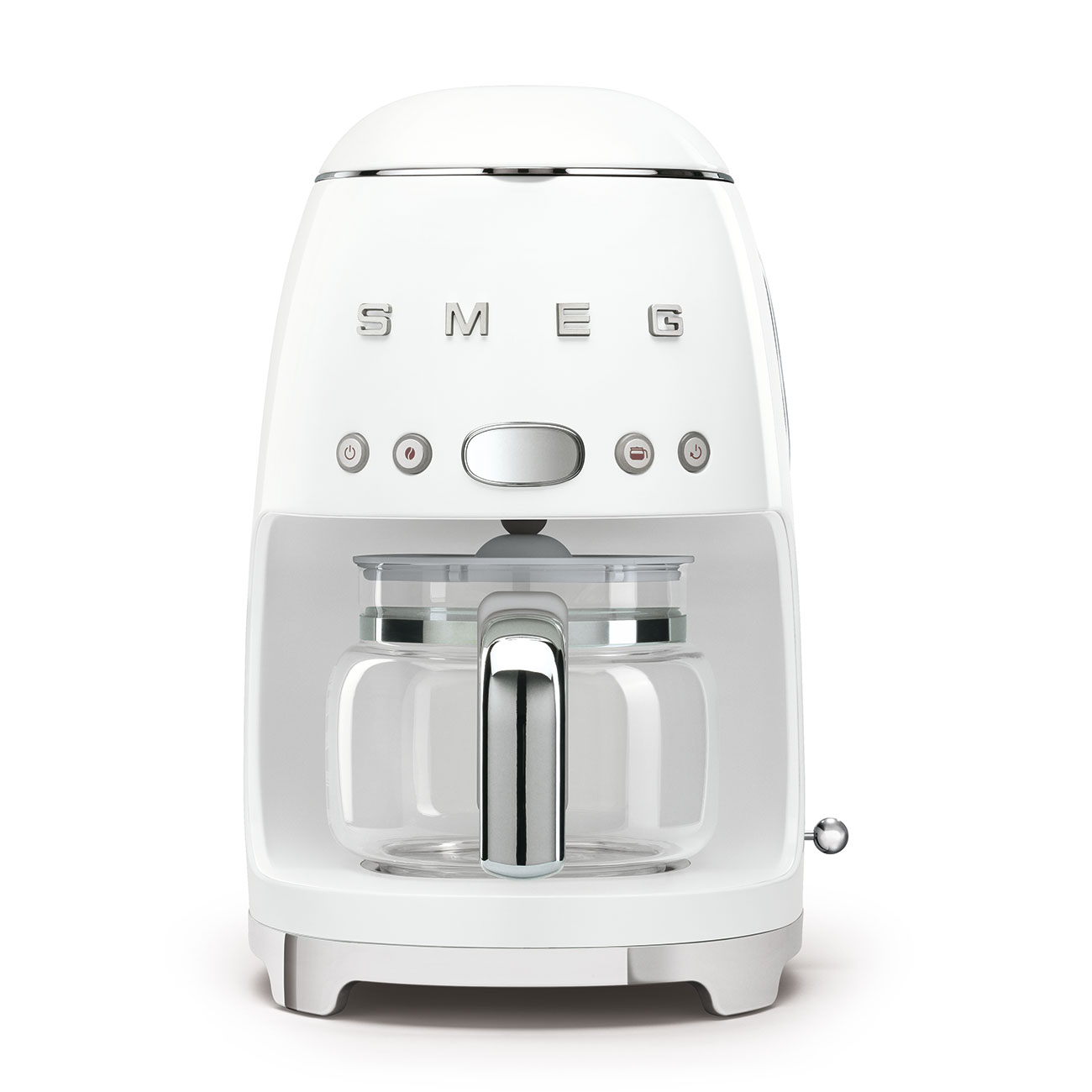 Smeg DCF02WHEU Filterkaffeemaschine Weiß 50s Style Jubiläumsaktion - 60 Monate Geräteschutz