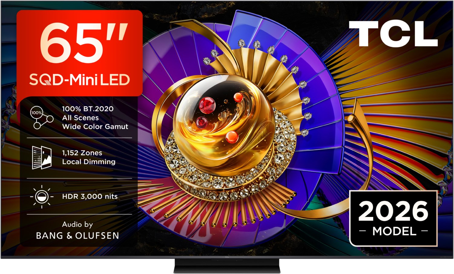 TCL 65C79L SQD-Mini LED TV, Ultra HD, Smart-TV, 144Hz, 65 Zoll 2026