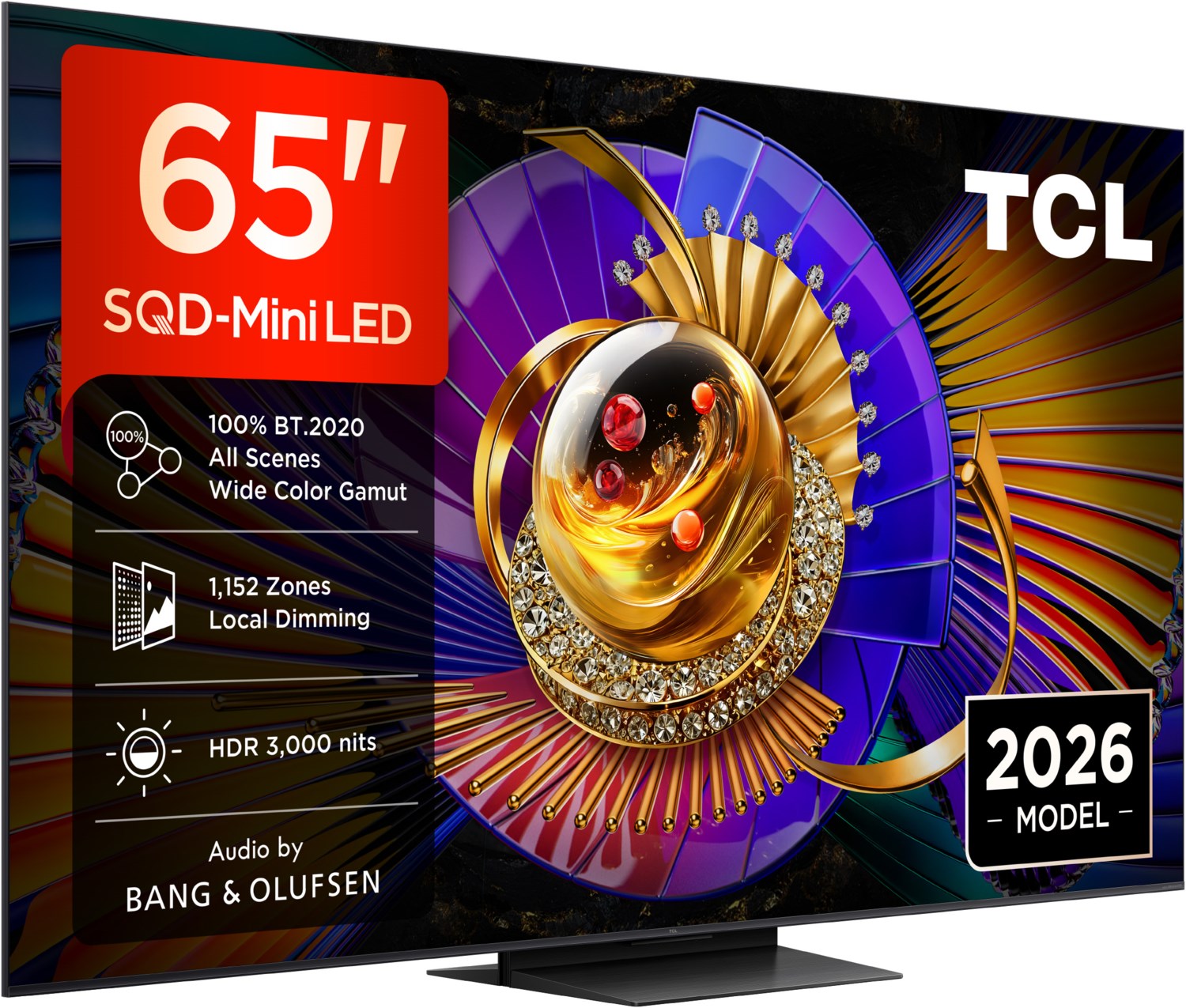 TCL 65C79L SQD-Mini LED TV, Ultra HD, Smart-TV, 144Hz, 65 Zoll 2026