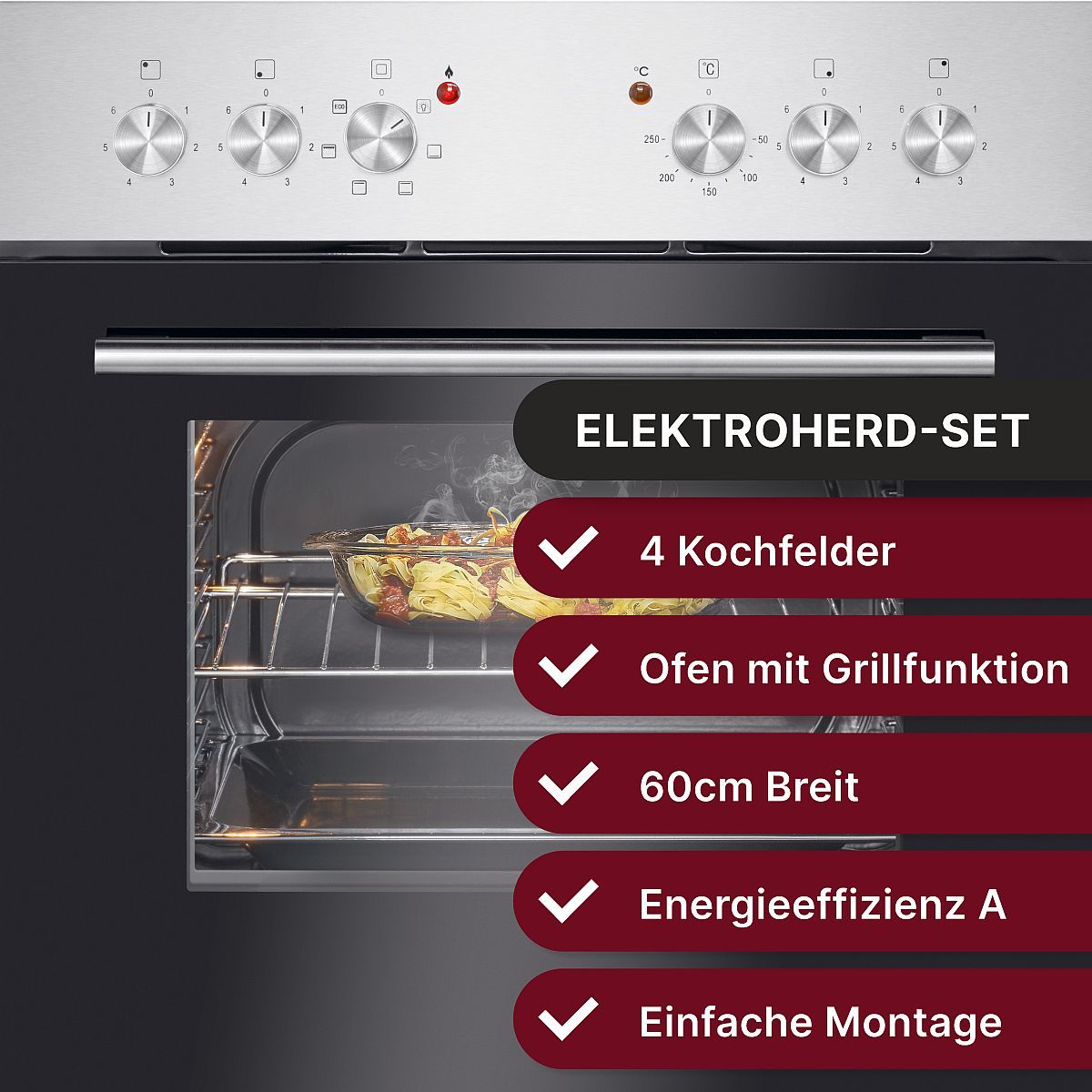 Bomann EHBC 7935 Herdset inox