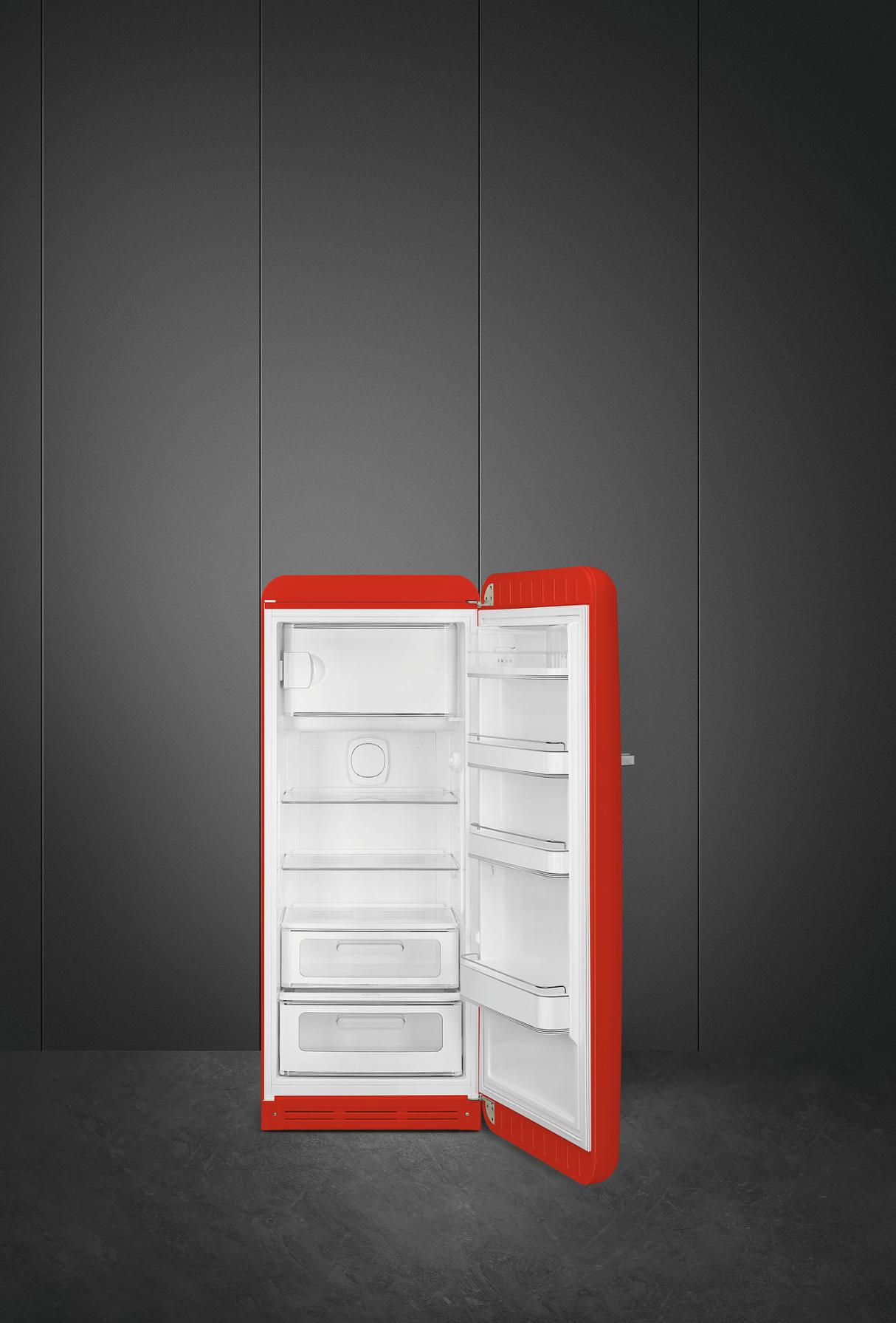 Smeg FAB28RRD5 Kühlschrank Rechtsanschlag Rot 50`s Style, EEK: D