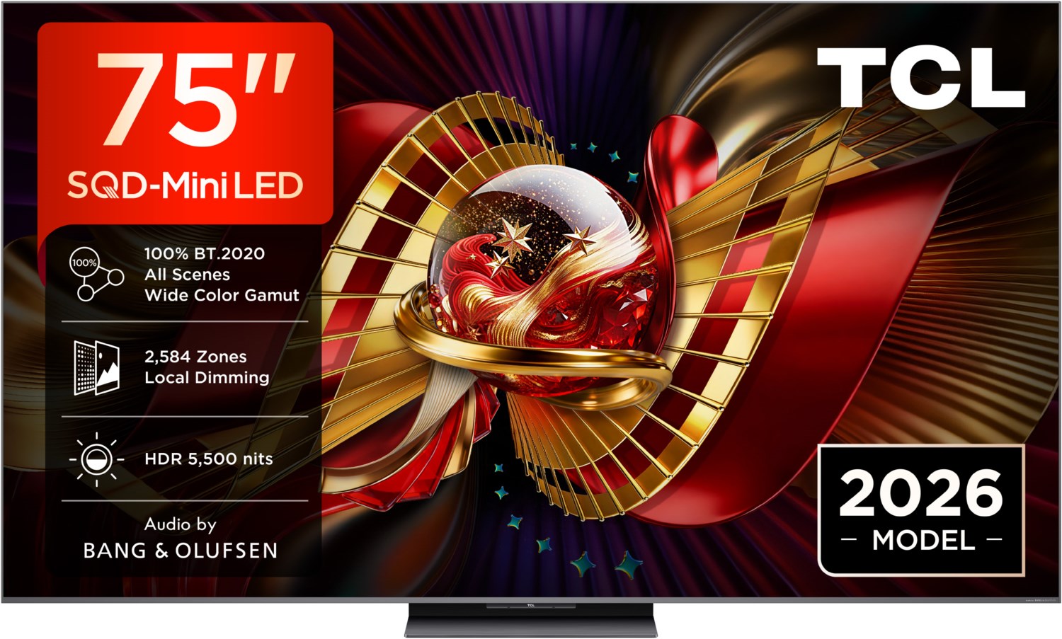 TCL 75C89L SQD-Mini LED TV, Ultra HD, Smart-TV, 144Hz, 75 Zoll 2026