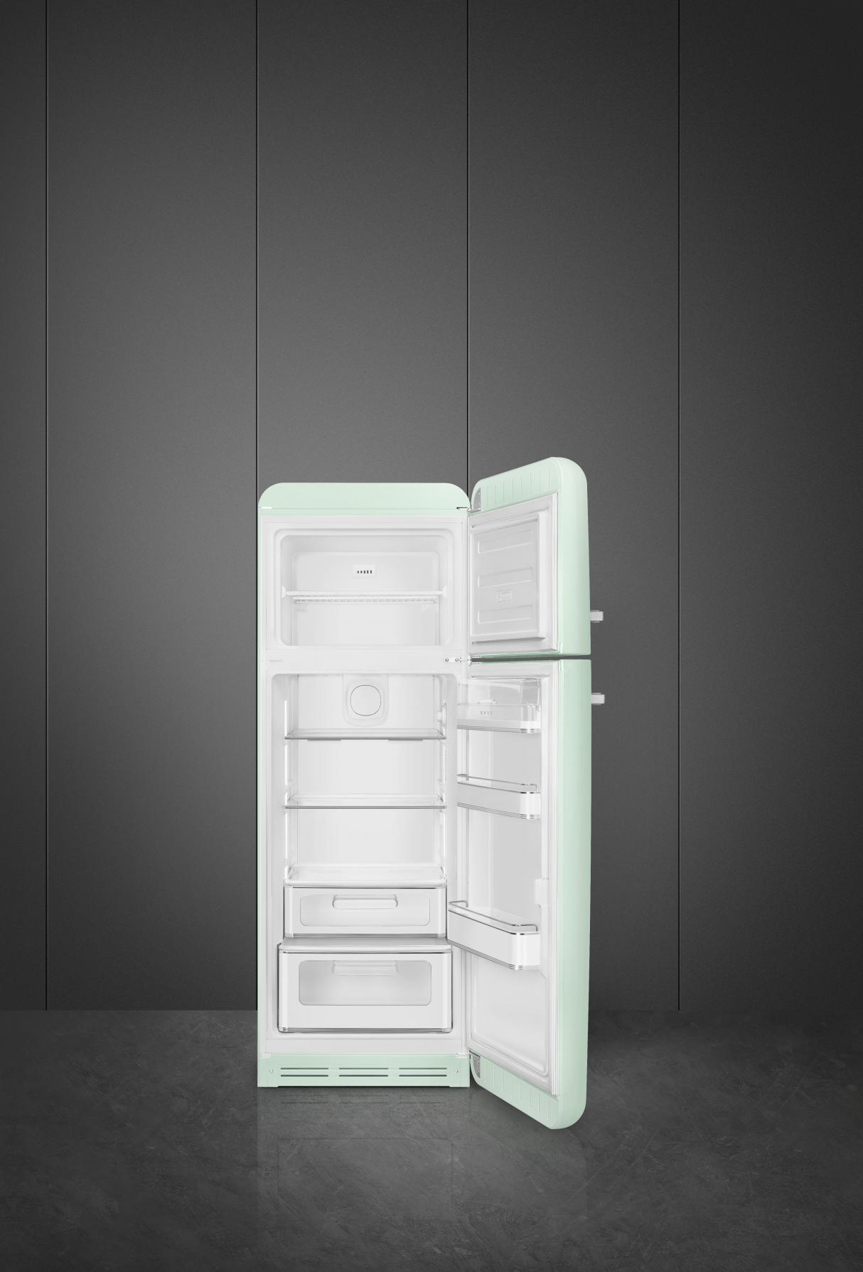 Smeg FAB30RPG5 Kühl-/Gefrierkombination Rechtsanschlag Pastellgrün 50s Style, EEK: D