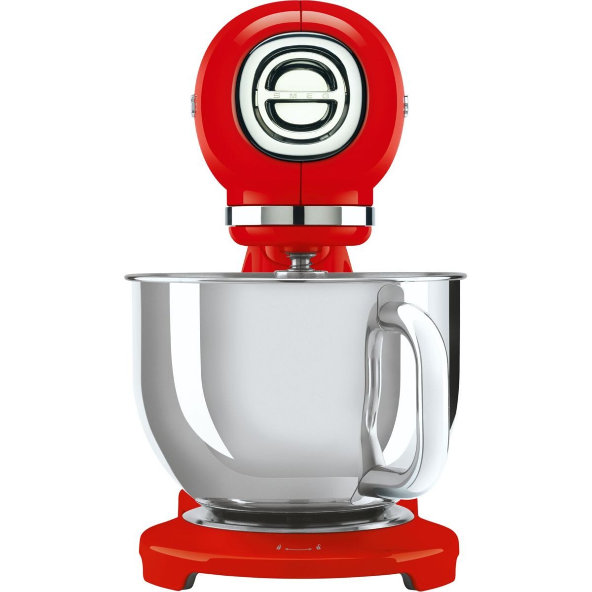 Smeg SMF05RDEU Küchenmaschine 50s Style Rot,2026 Modell Jubiläumsaktion-60 Monate Geräteschutz