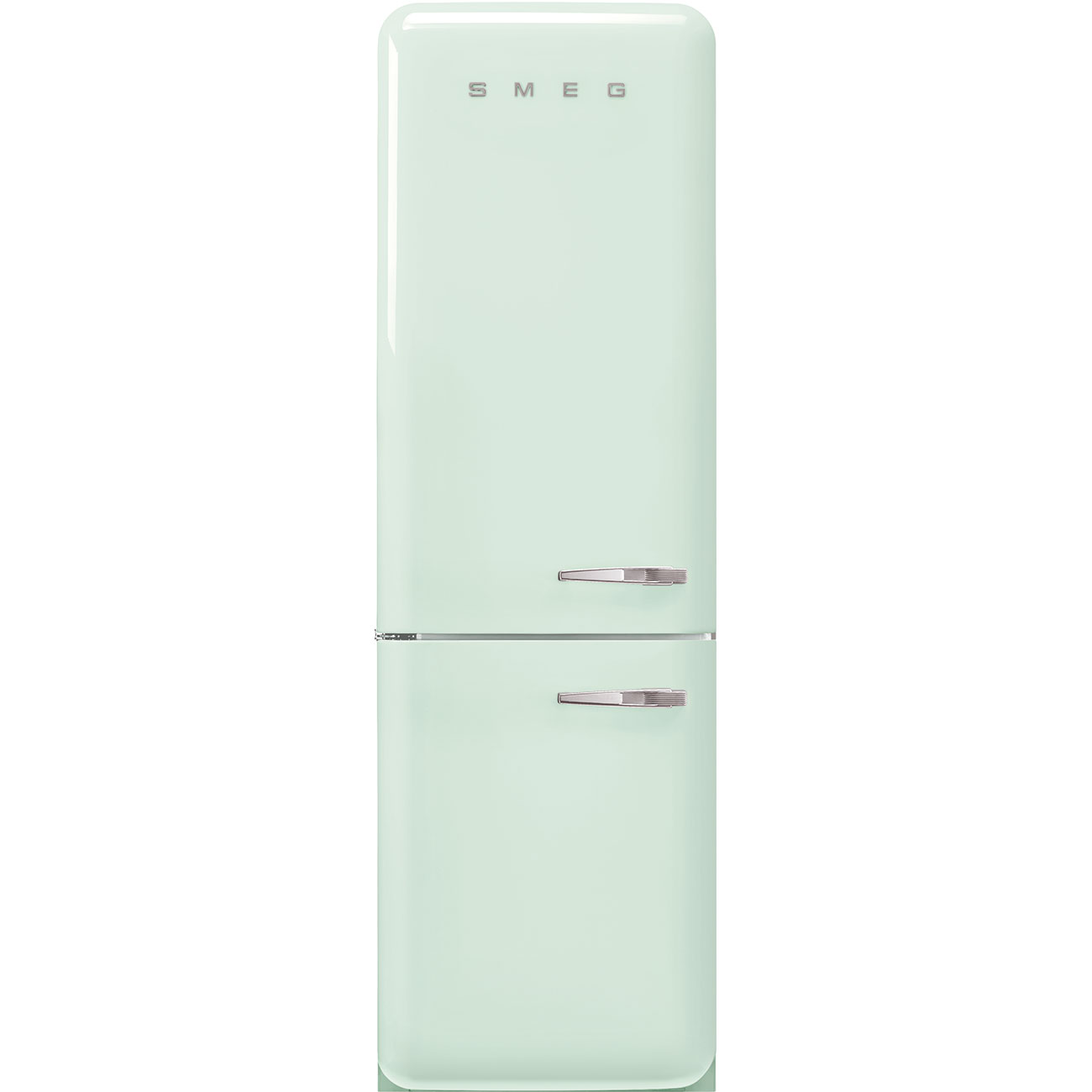 Smeg FAB32LPG5 Kühl-Gefrierkombination Linksanschlag Pastellgrün 50s Style, EEK: D