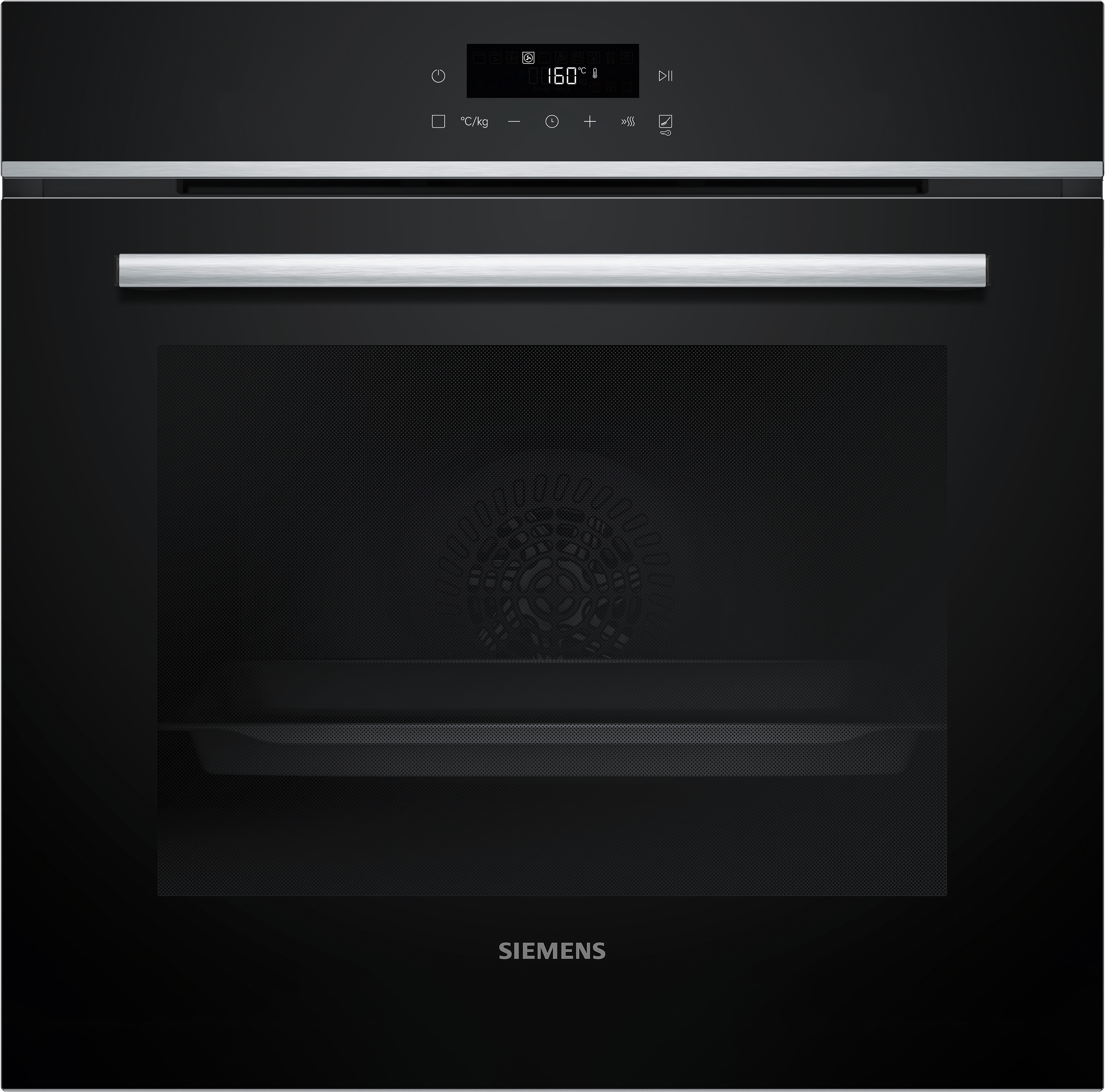 Siemens HB572ABS4 Einbau-Backofen Pyrolyse, schwarz/edelstahl,  EEK: A+