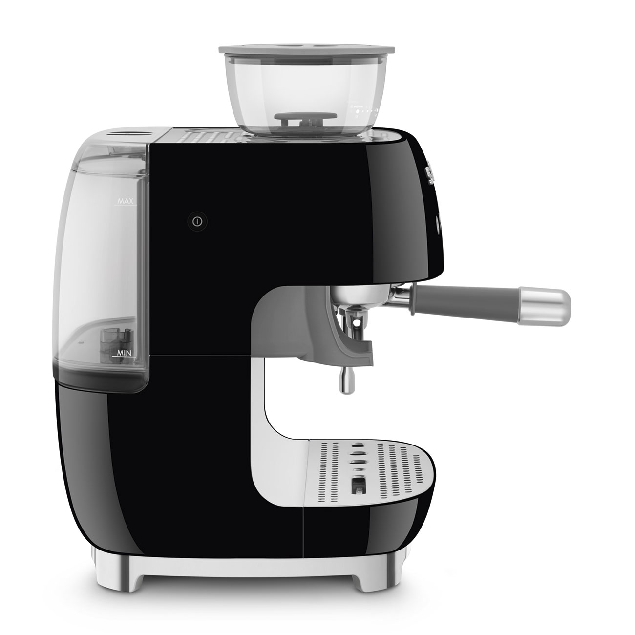 Smeg EGF03BLEU Espressomaschine mit Mahlwerk schwarz 50`s Style Jubiläumsaktion - 60 Monate Geräteschutz