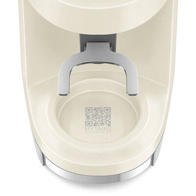 Smeg CGF03CREU Kaffeemühle 50`s Style Creme