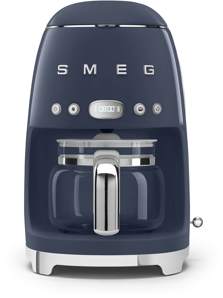 Smeg DCF02NBEU Filterkaffeemaschine Navy Blue 50s Style Jubiläumsaktion - 60 Monate Geräteschutz