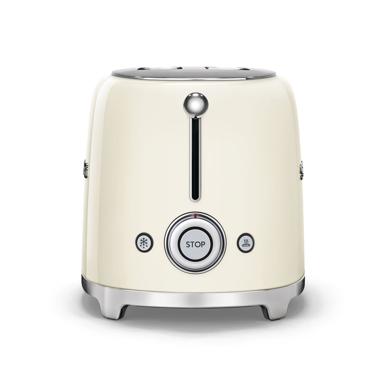 Smeg TSF01CREU 2-Schlitz-Toaster Creme 50s Style kompakt