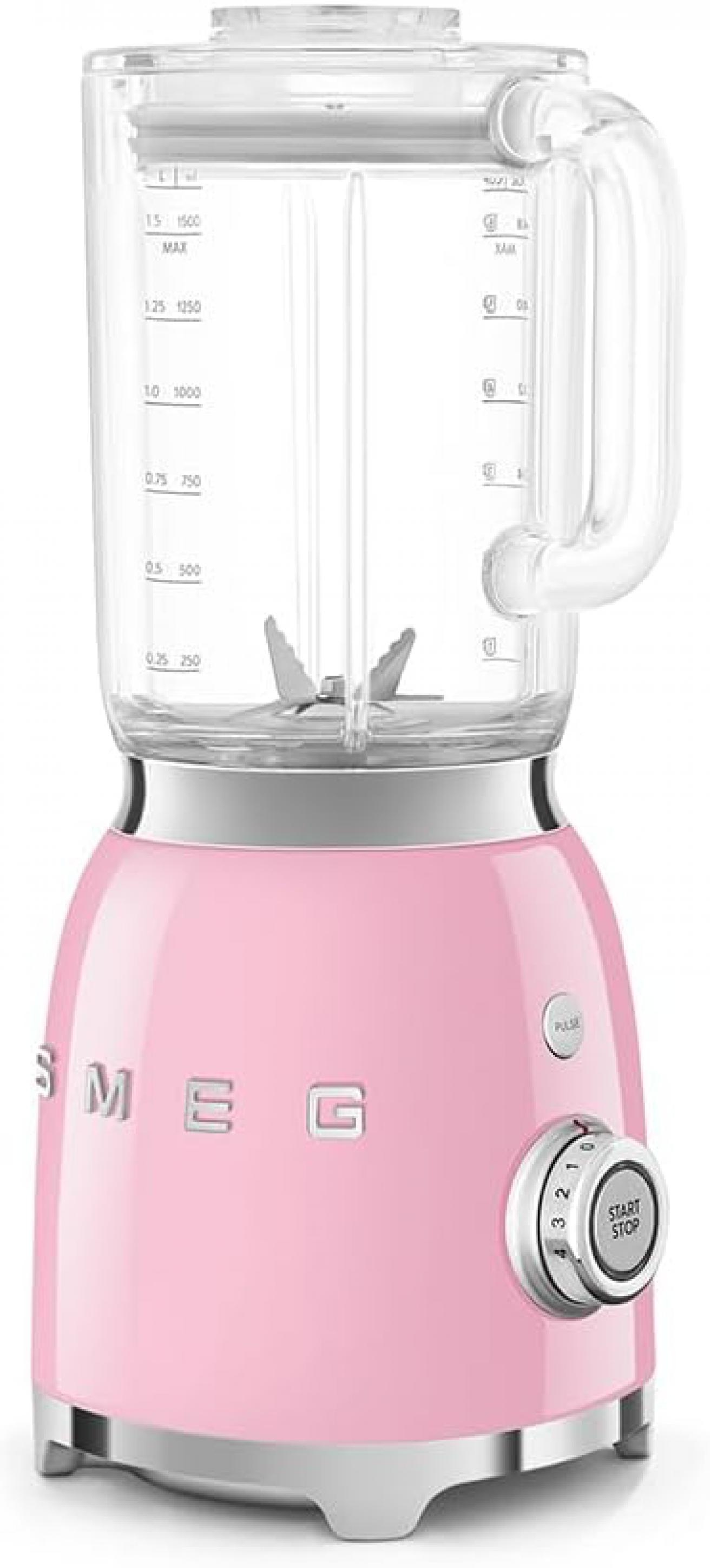 Smeg BLF03PKEU Standmixer Cadillac Pink 50s StyleJubiläumsaktion - 60 Monate Geräteschutz