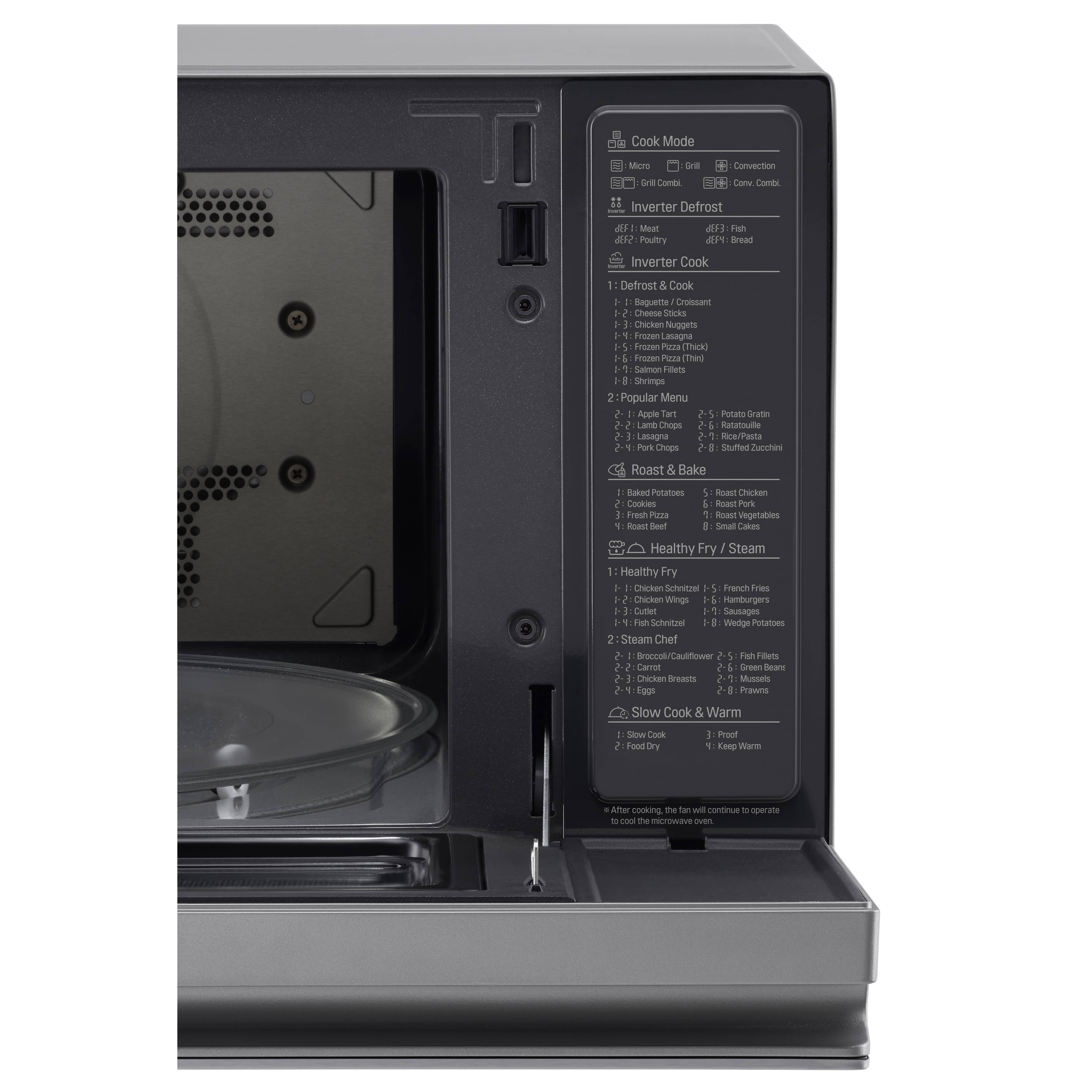 LG MJ3965ACS Kombi-Mikrowelle, Heißluftofen, 4-in-1 Smart Inverter