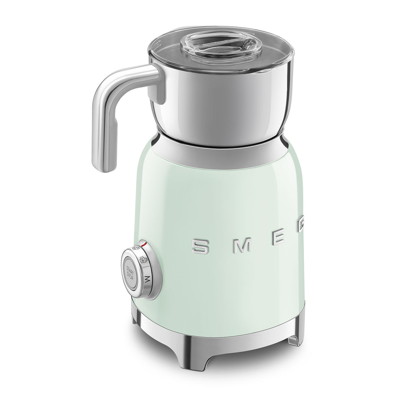 Smeg MFF11PGEU Milchaufschäumer 50s Style pastellgrün Jubiläumsaktion - 60 Monate Geräteschutz