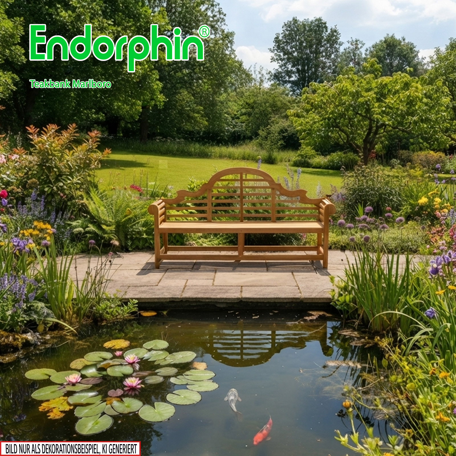 Endorphin Teakbank Marlboro 150 x 77 x 99 cm