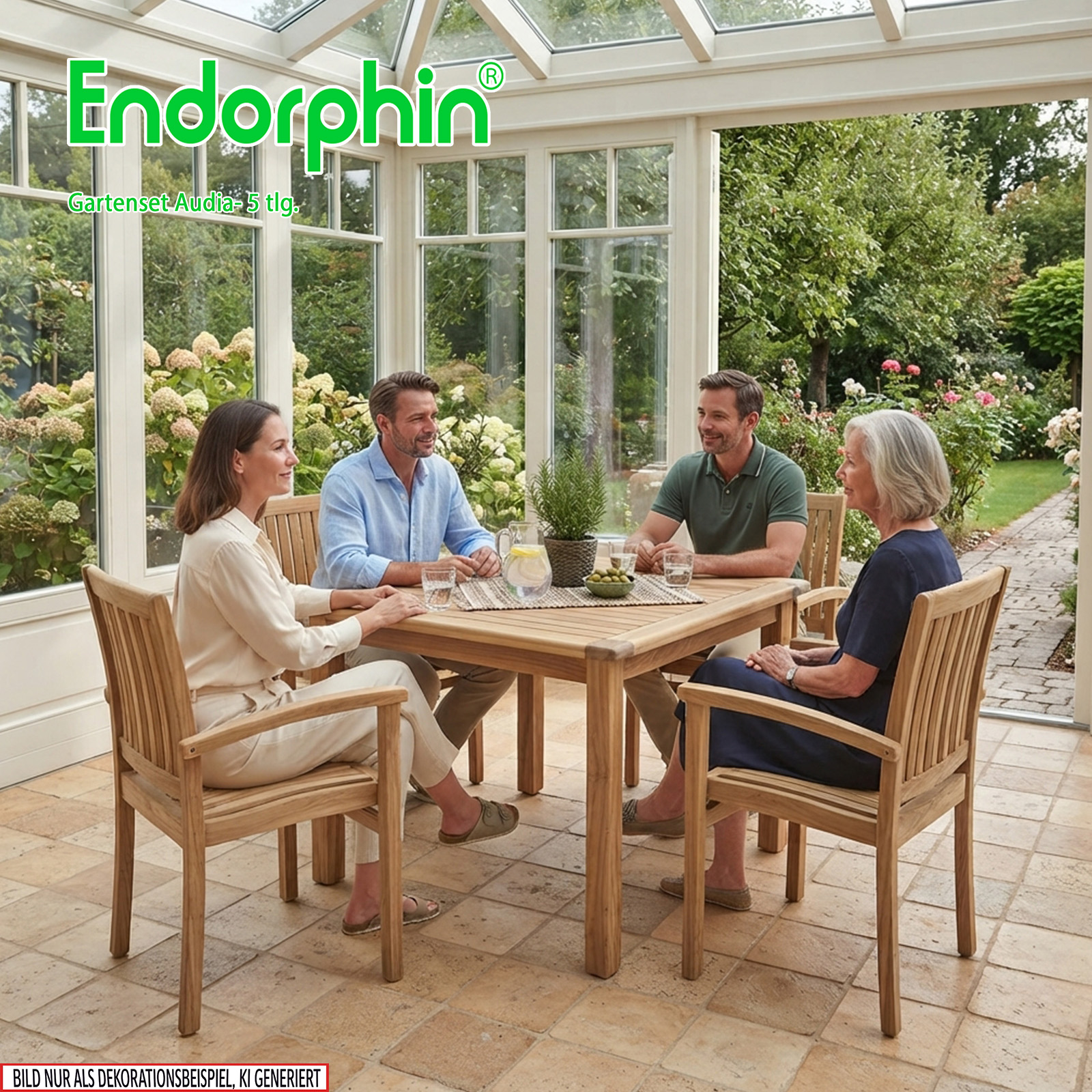 Endorphin Audia Gartenmöbel Set 5tlg.