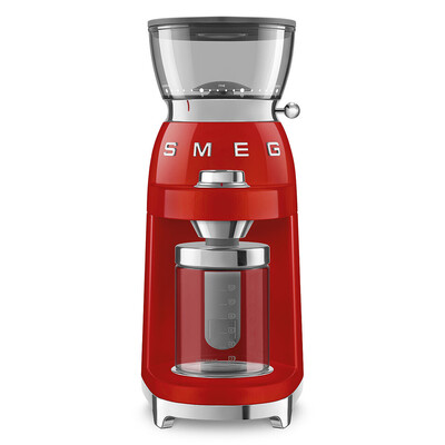 Smeg CGF03RDEU Kaffeemühle 50`s Style Rot