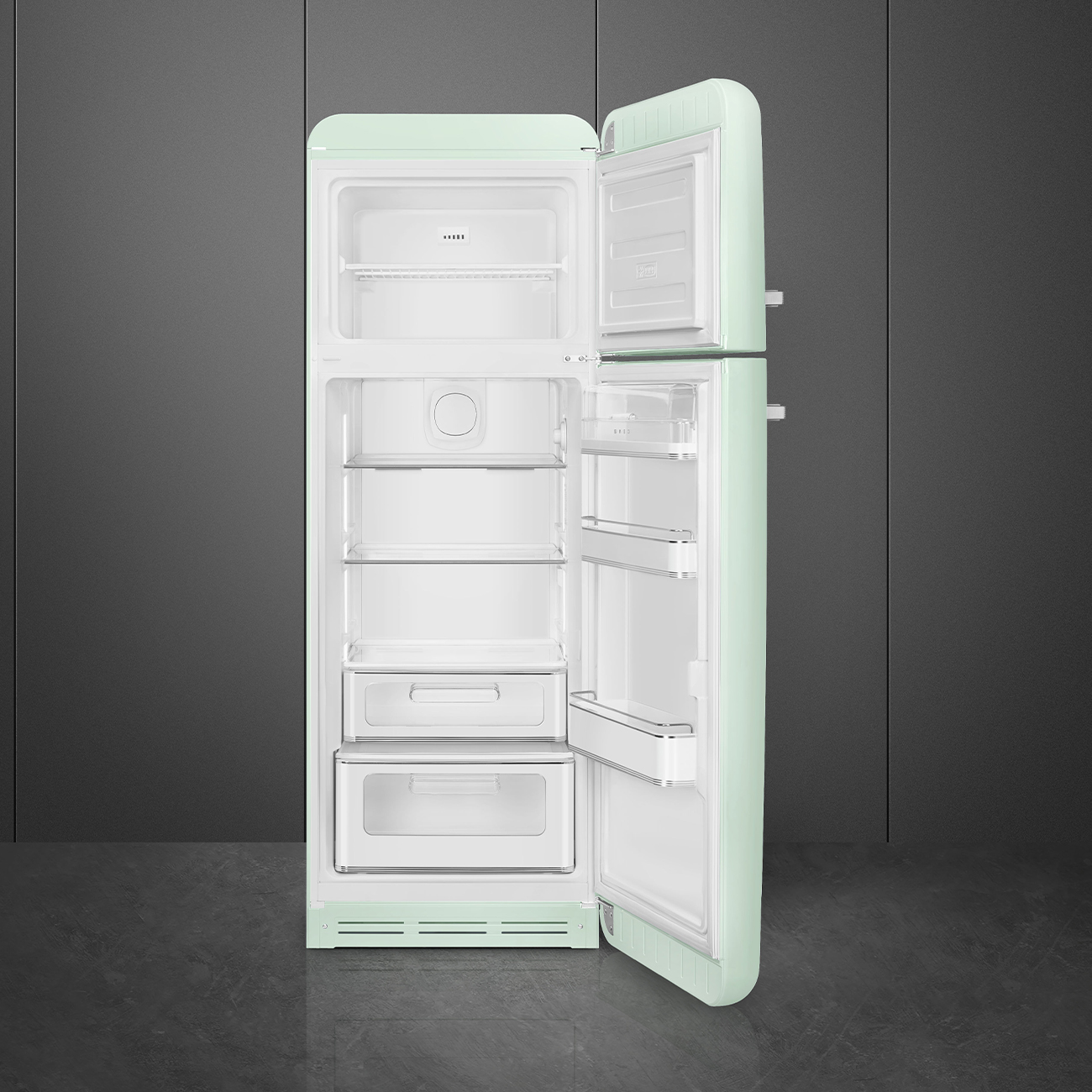 Smeg FAB30RPG6 Kühl-/Gefrierkombination Pastellgrün Rechtsanschlag EEK: C 2026 Modell