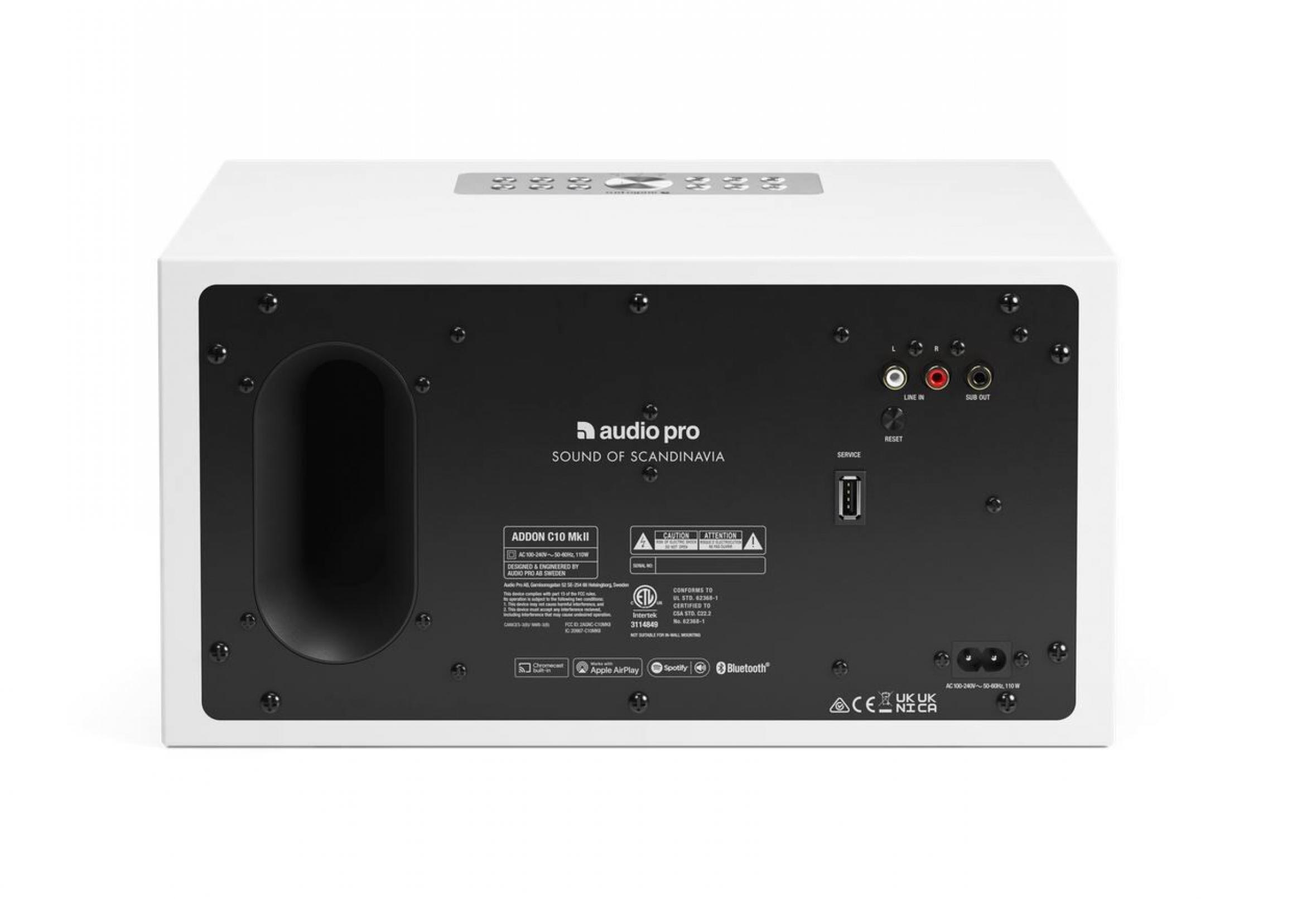 Audio Pro C10 MKII W Lautsprecher Matt Weiß