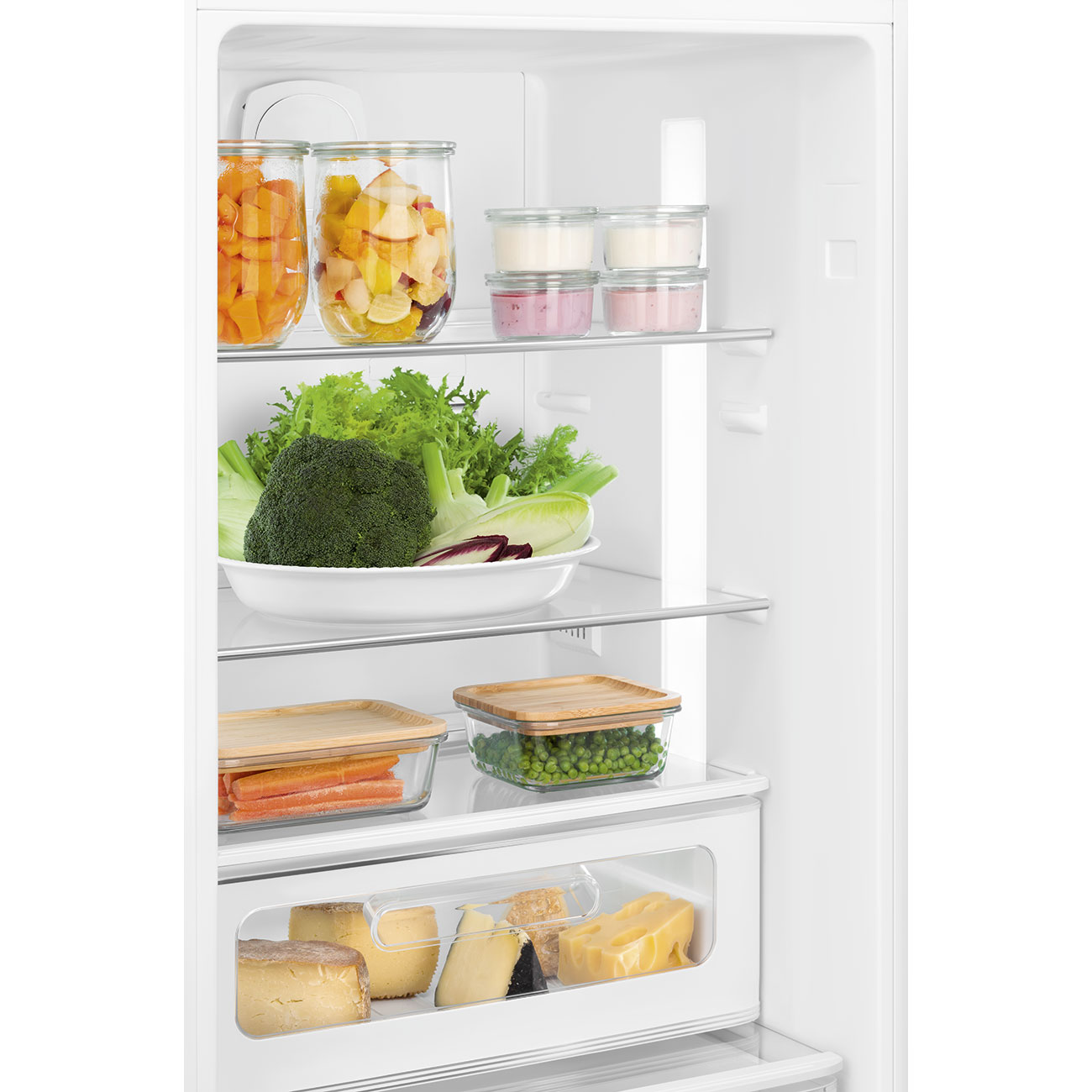 Smeg FAB32LCR6 Kühl-/Gefrierkombination Creme Linksanschlag