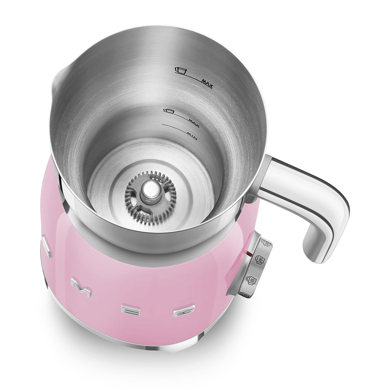 Smeg MFF11PKEU Milchaufschäumer pink Aussteller