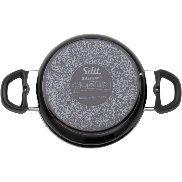 Silit 2101303190 Modesto Line Kochtopf 20cm schwarz