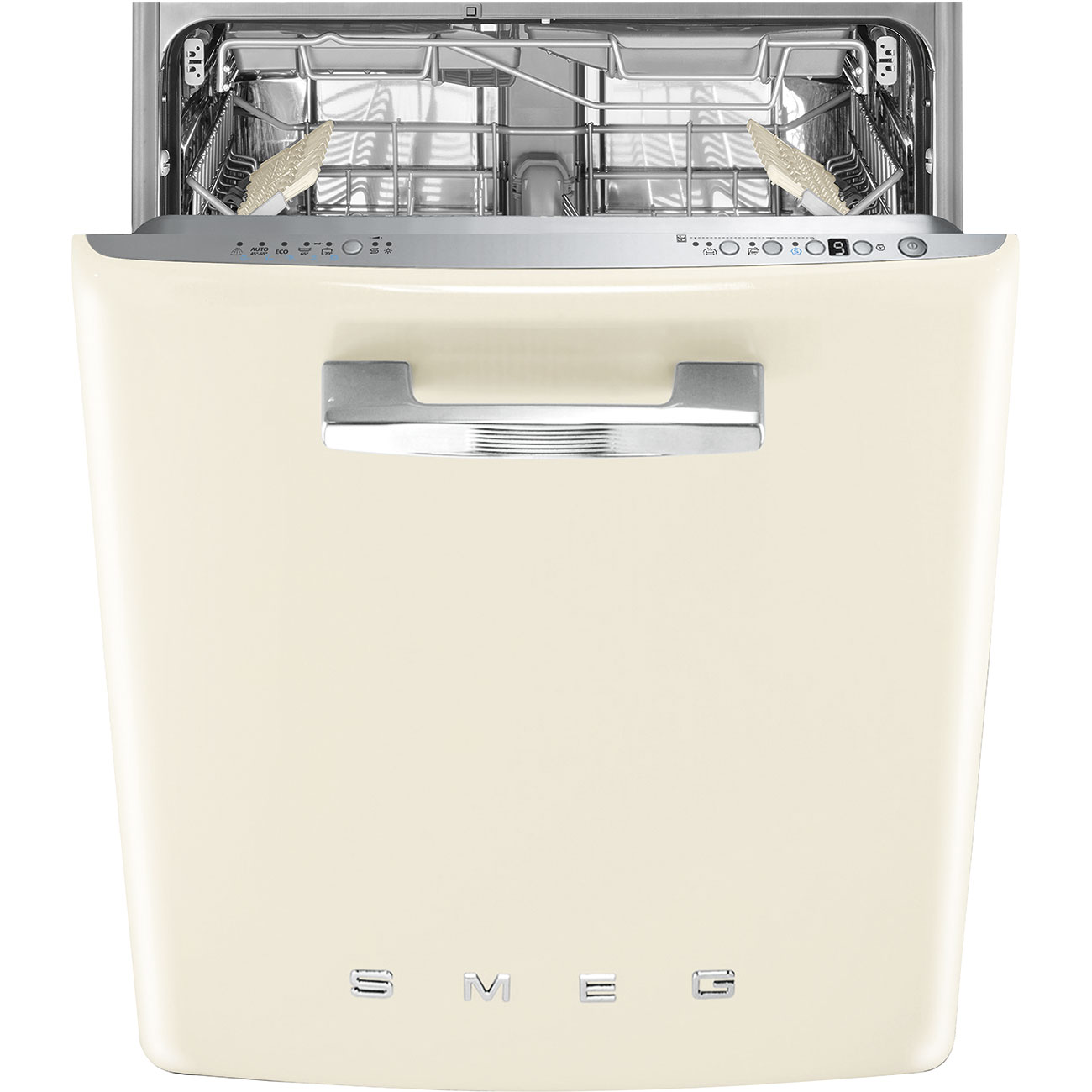 Smeg STFABCR3 Unterbau-Geschirrspüler Creme 50´s Style