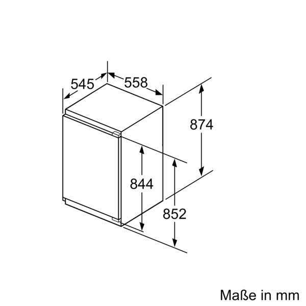 Constructa CE521EFE0 Einbaugefrierschrank 87.4 x 55.8 cm