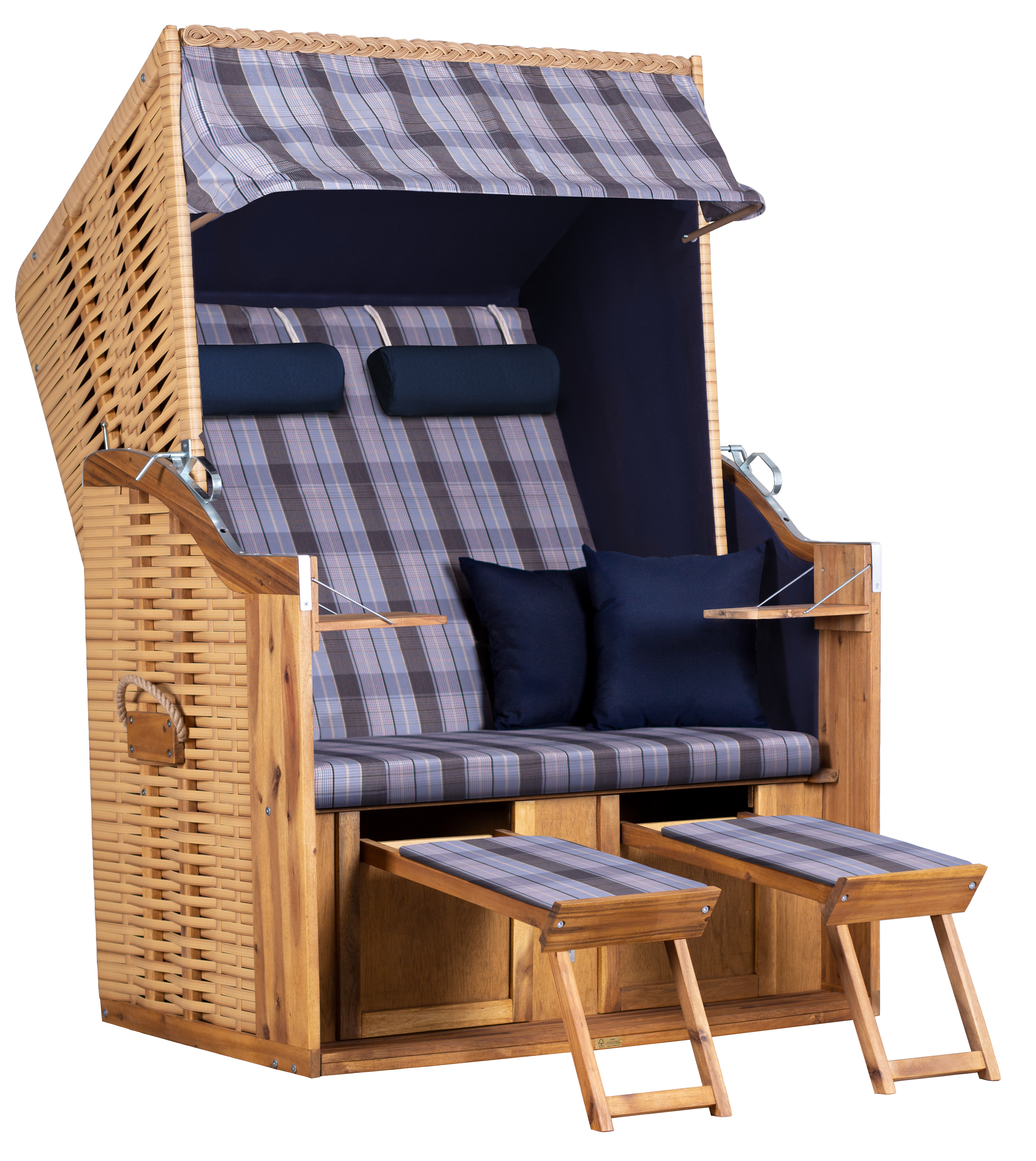 deVries Strandkorb deVries Trend 10 PE nature Des. 745