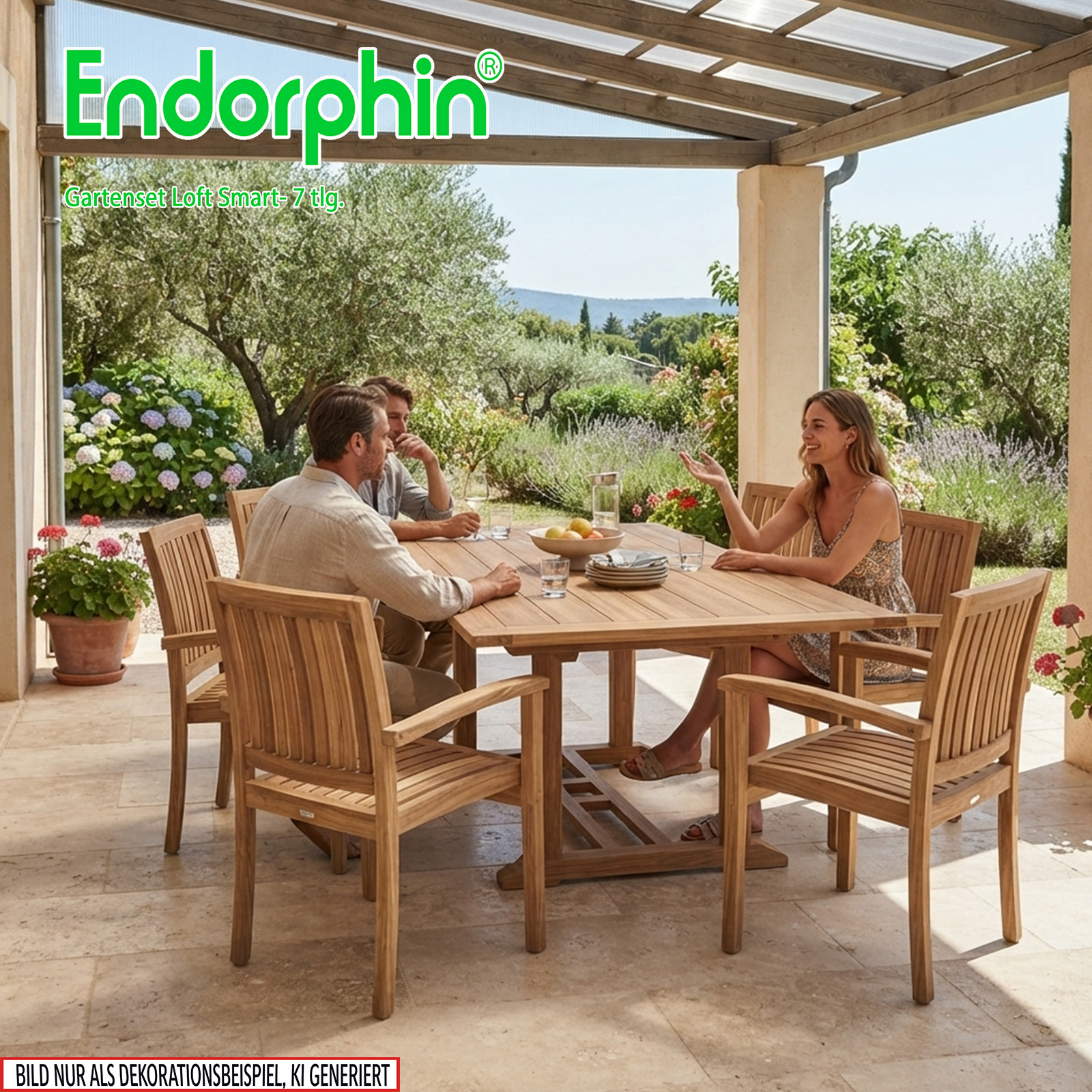 Endorphin Loft smart Gartenmöbel Set 7tlg.