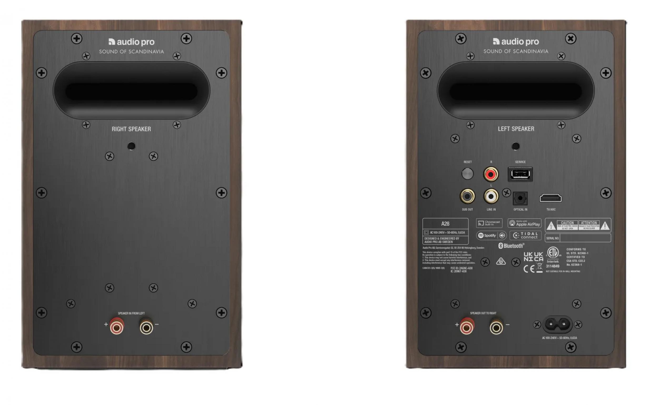 Audio Pro A28 W walnuss