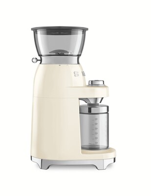 Smeg CGF03CREU Kaffeemühle 50`s Style Creme