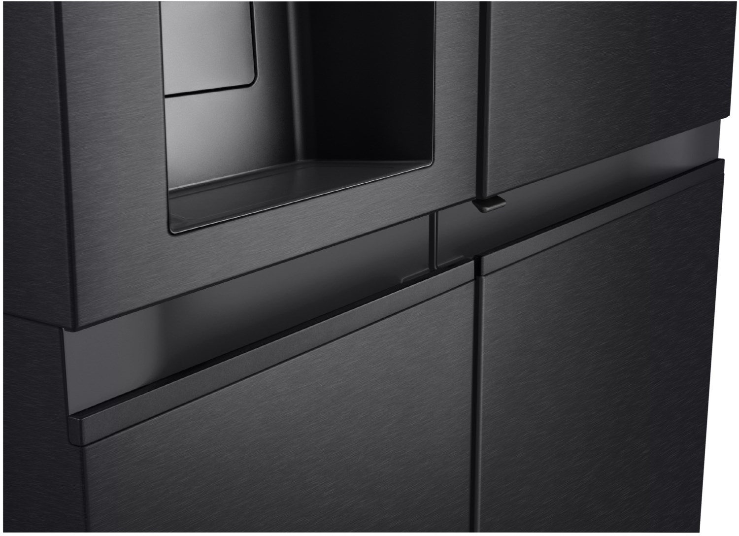 LG GSJE81EPBD Side by Side matte black EEK: D, 628L, Wassertank