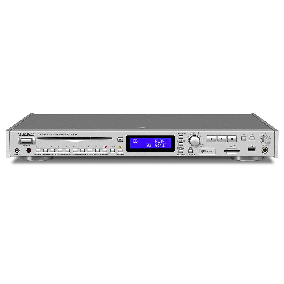 TEAC CD-P750DAB CD Player/DAB+/FM  silber