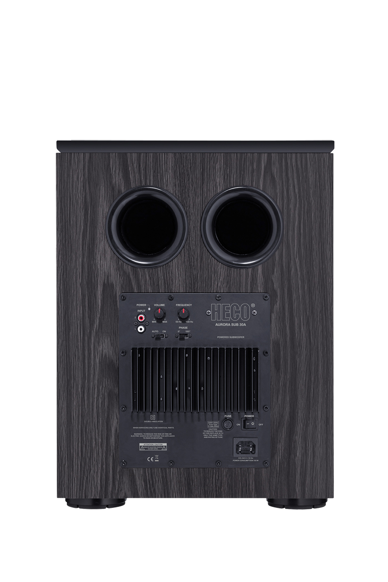 Heco Aurora Sub 30A schwarz