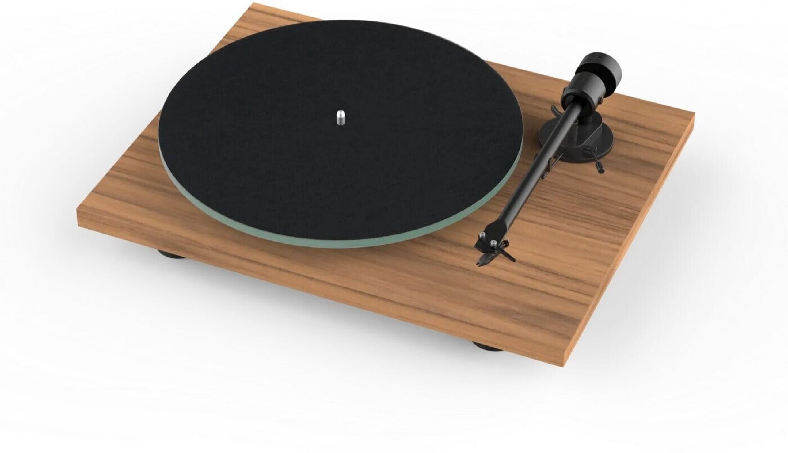 Pro-Ject T1 Evo Phono walnuss mit Ortofon OM10 Tonabnehmer