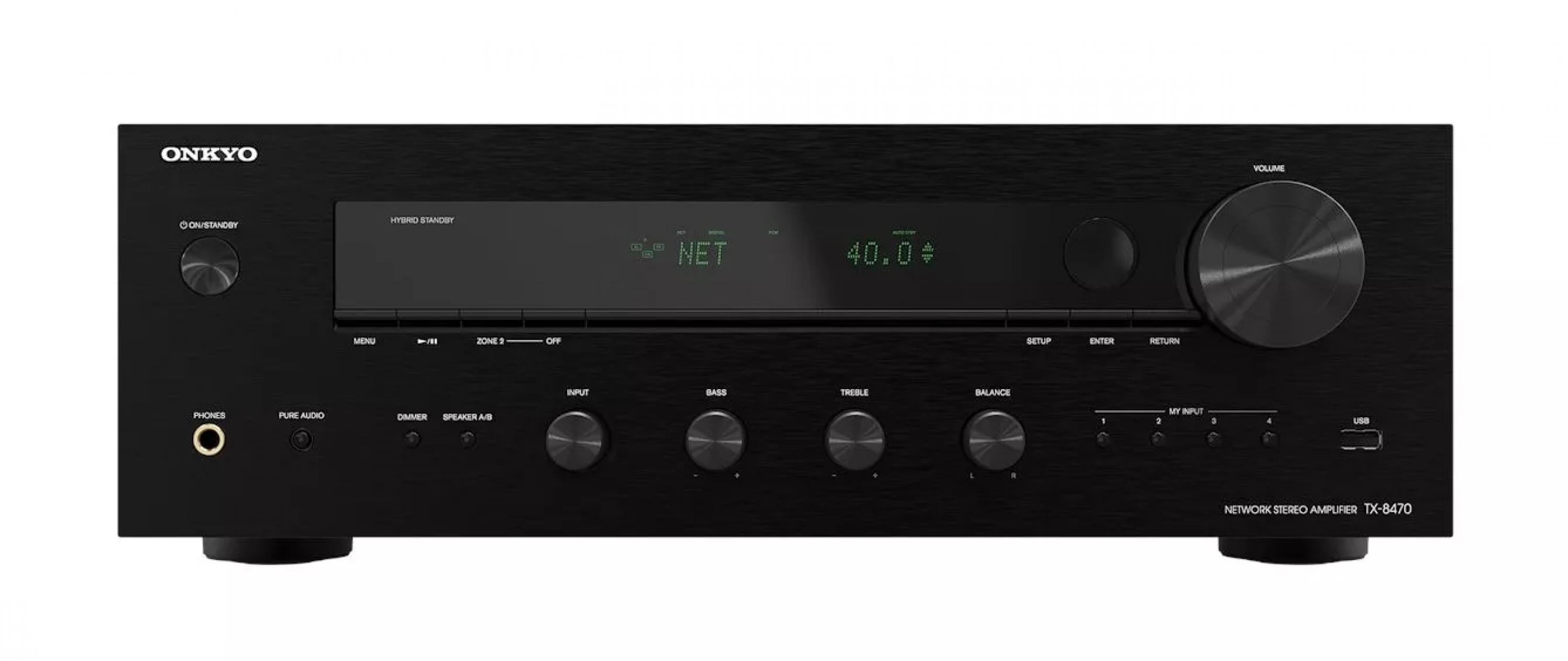Onkyo TX8470BMMP  schwarz Stereo Receiver  Aktion