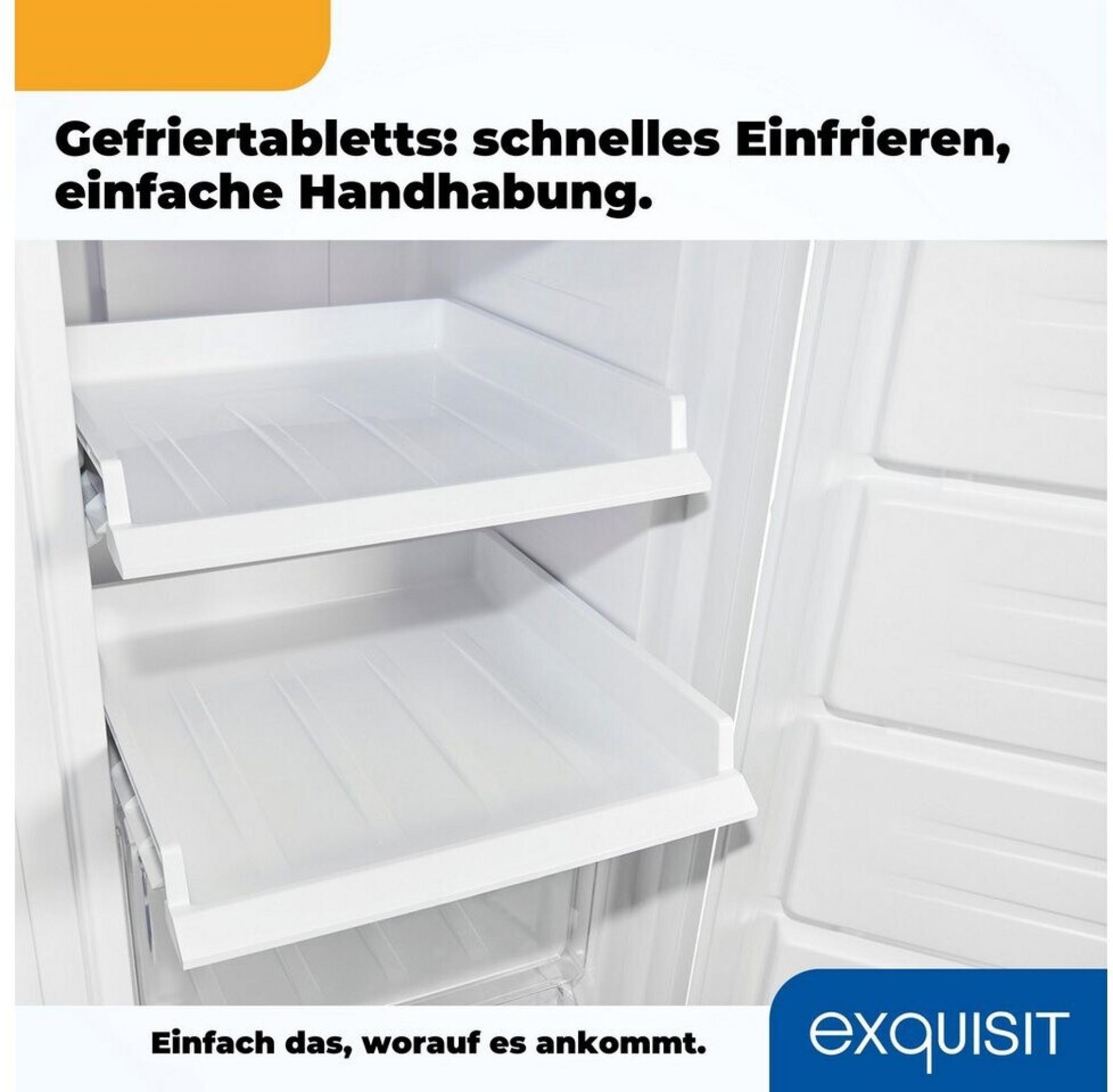 Exquisit GS231-NF-H-040D weiss | 161 Liter | Gefrierschrank