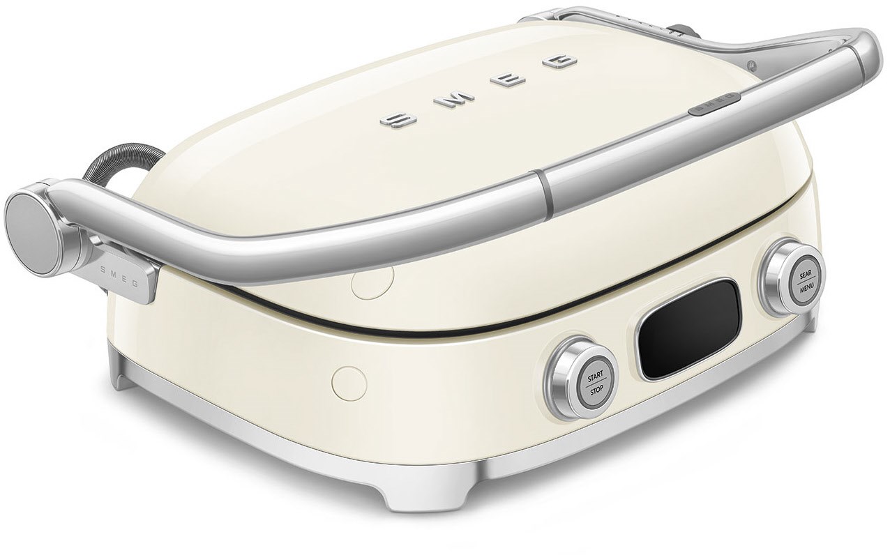 Smeg MGF01CREU Multifunktion-/Kontaktgrill 2.000 Watt,
