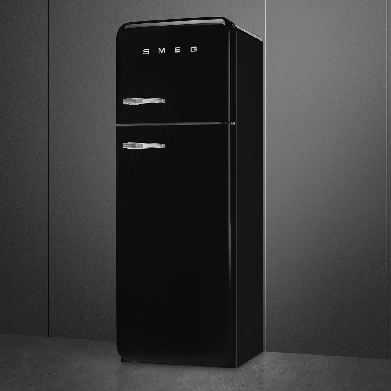 Smeg FAB30RBL6 Kühl-/Gefrierkombination Rechtsanschlag Schwarz 50s Style 2026 Modell, EEK: C