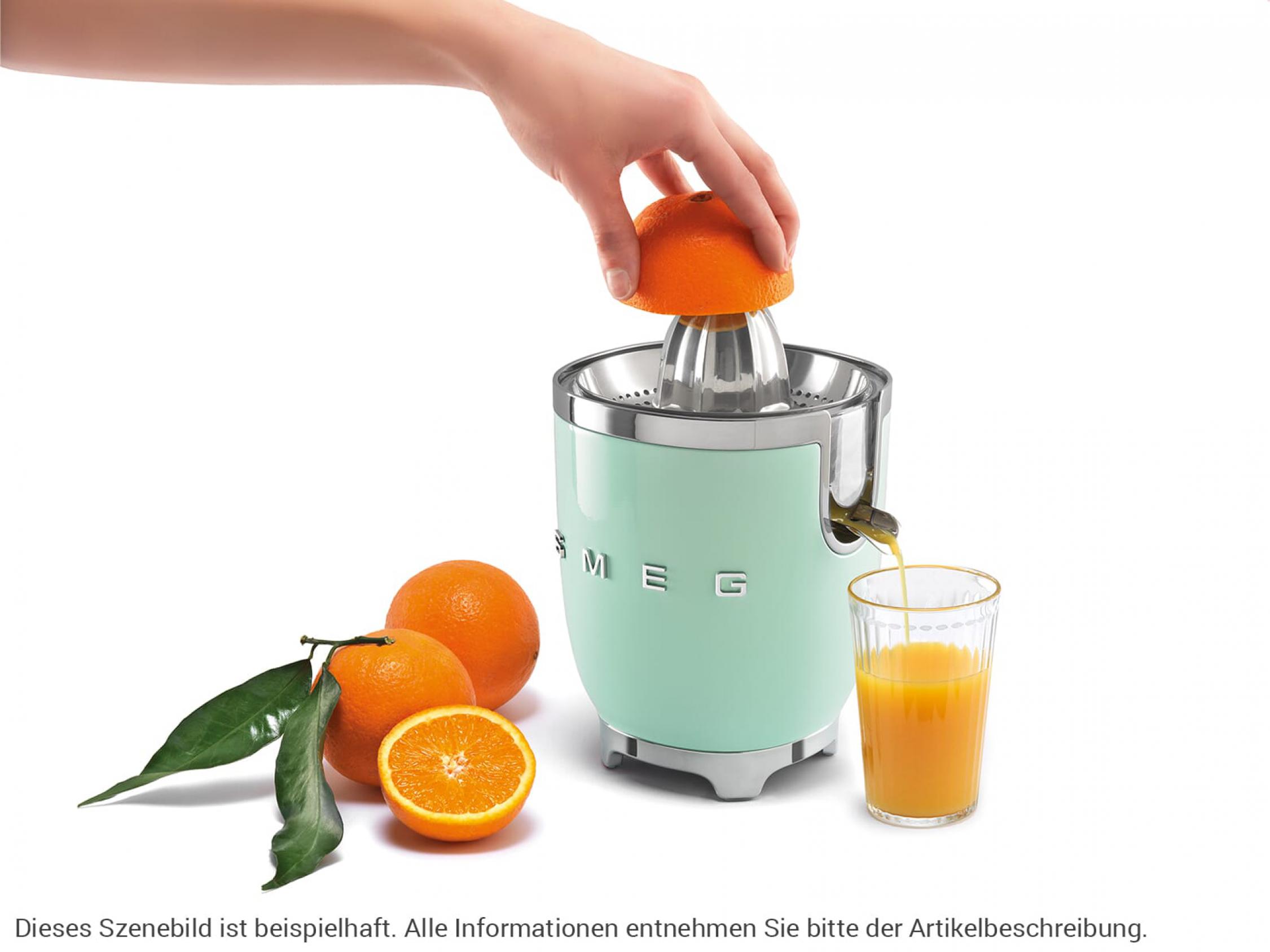 Smeg CJF11PGEU Zitruspresse pastellgrün 50s Style