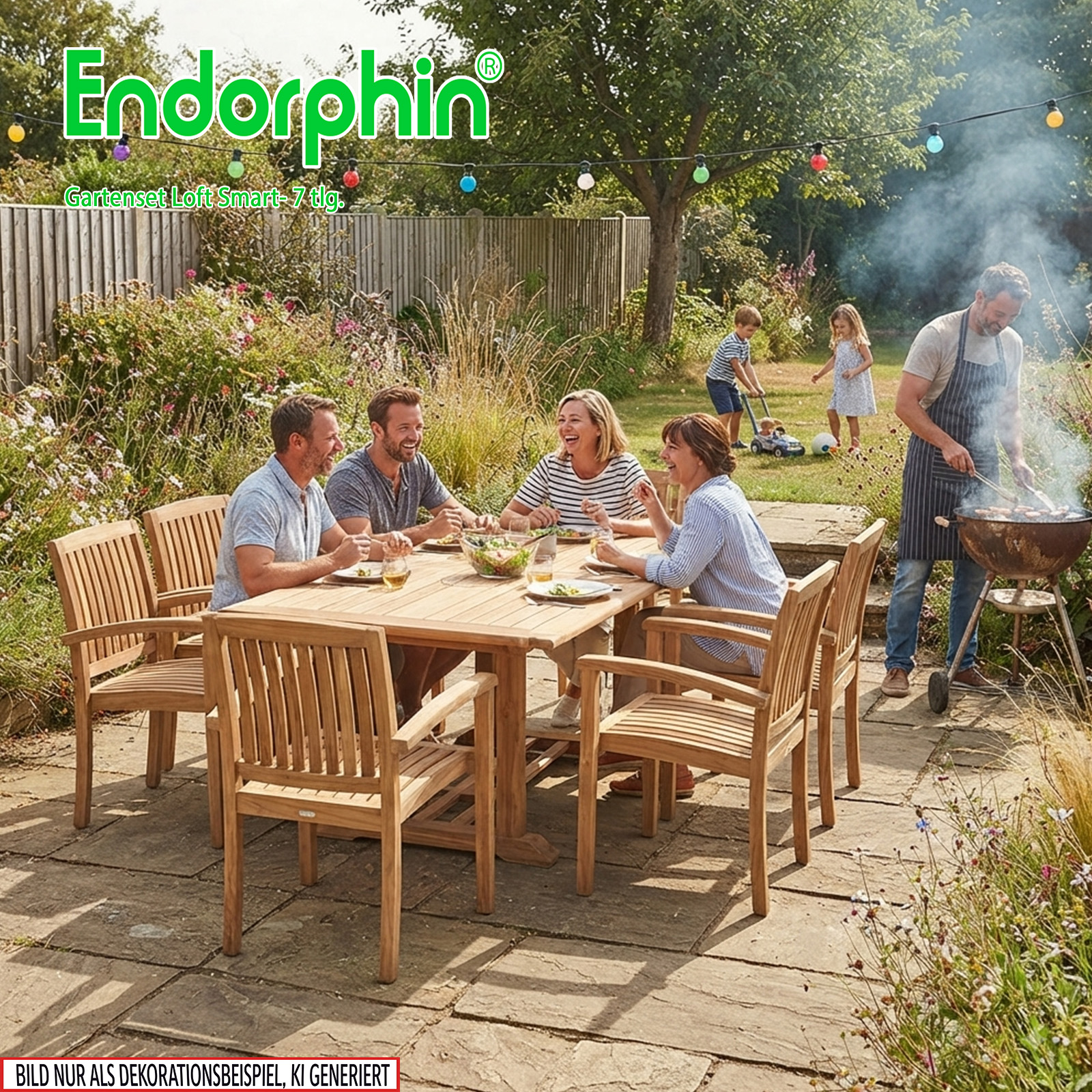 Endorphin Loft smart Gartenmöbel Set 7tlg.