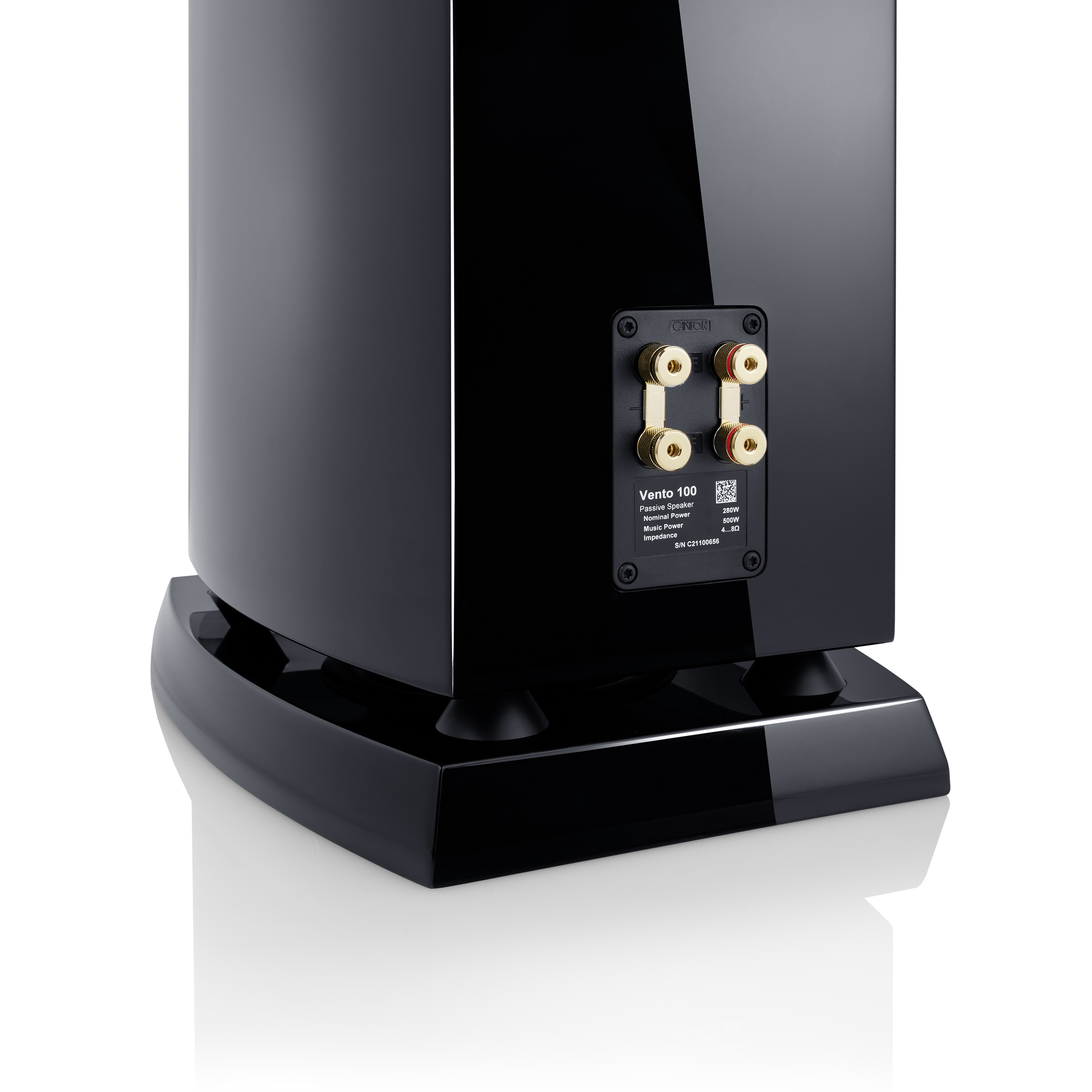 Canton Vento 100 schwarz highgloss Stück  Sonder Aktion