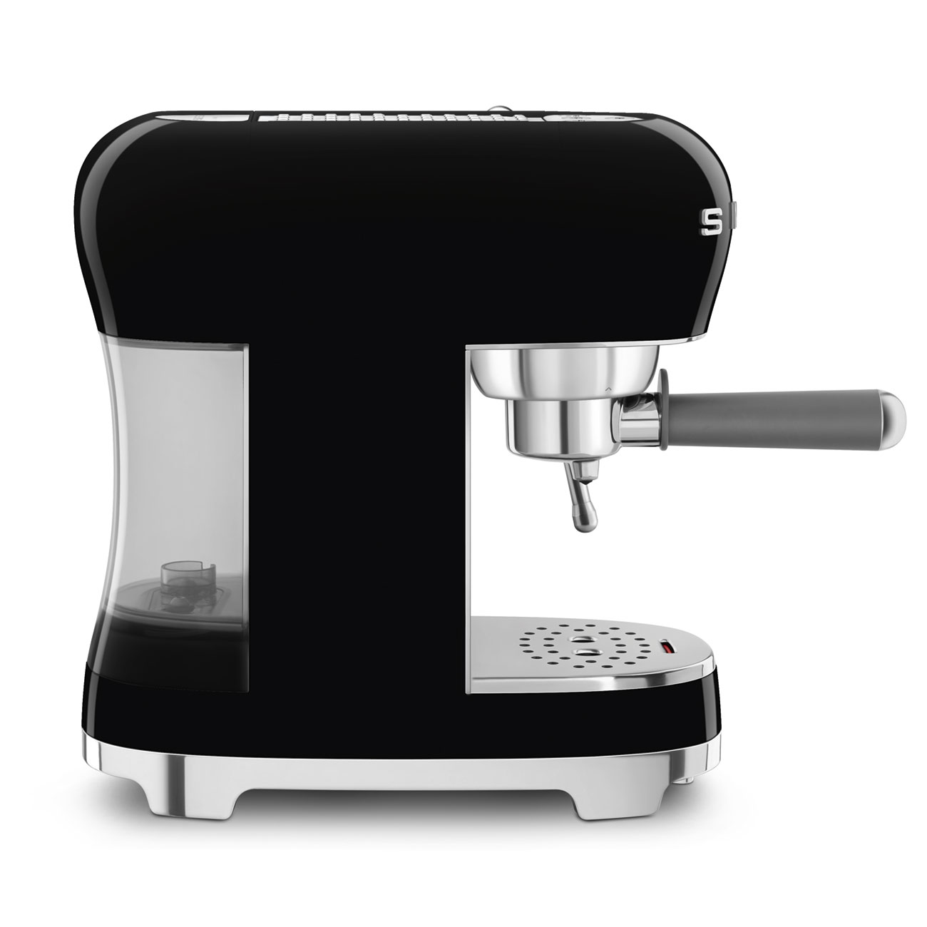 Smeg ECF02BLEU Espressomaschine schwarz 50`s Style