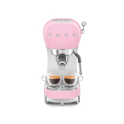 Smeg ECF02PKEU Kaffeemaschine 50`s Style Cadillac Pink