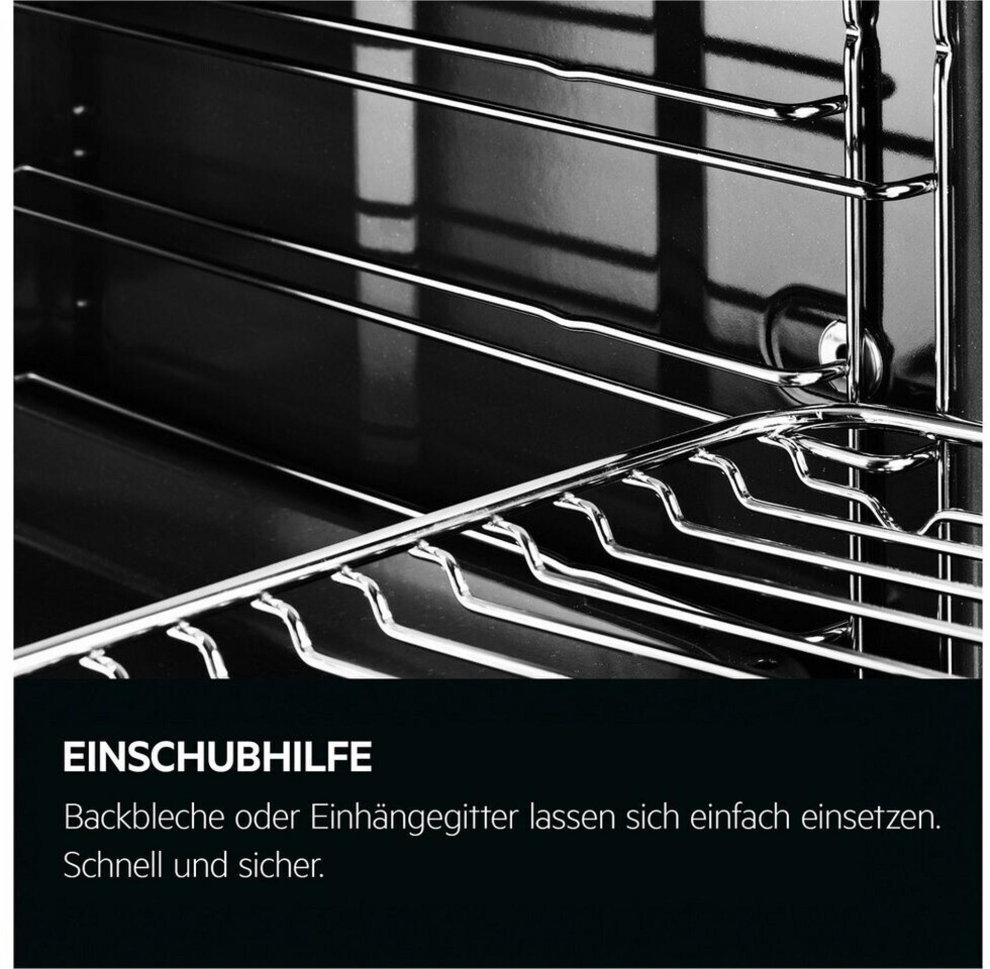 AEG TU5AB20WSK Einbaubackofen, SurroundCook Backofen, schwarz