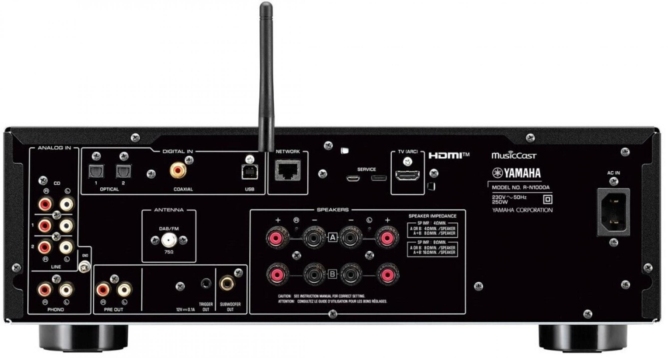 Yamaha R-N 1000A SCHWARZ NETZWERK-RECEIVER