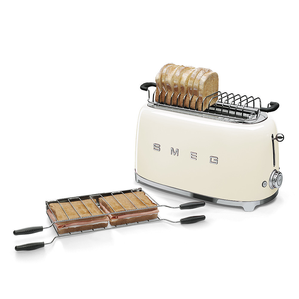 Smeg TSF02CREU 4-Scheiben Toaster Creme 50`s Style Aussteller