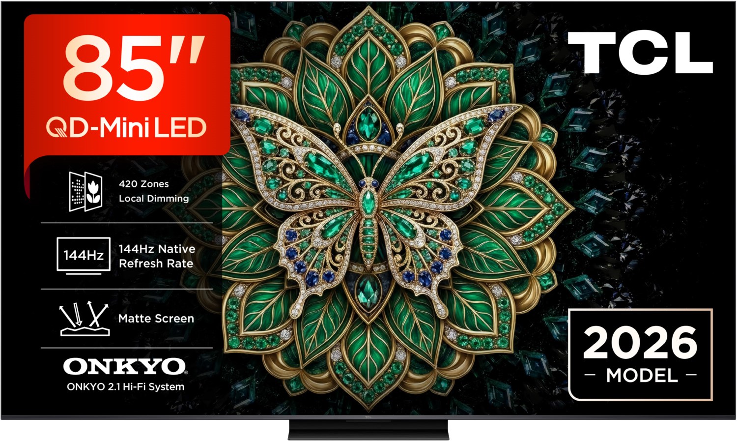 TCL 85C69K Pro QD Mini LED, Smart-TV, 120 Hz, 85 Zoll 2026