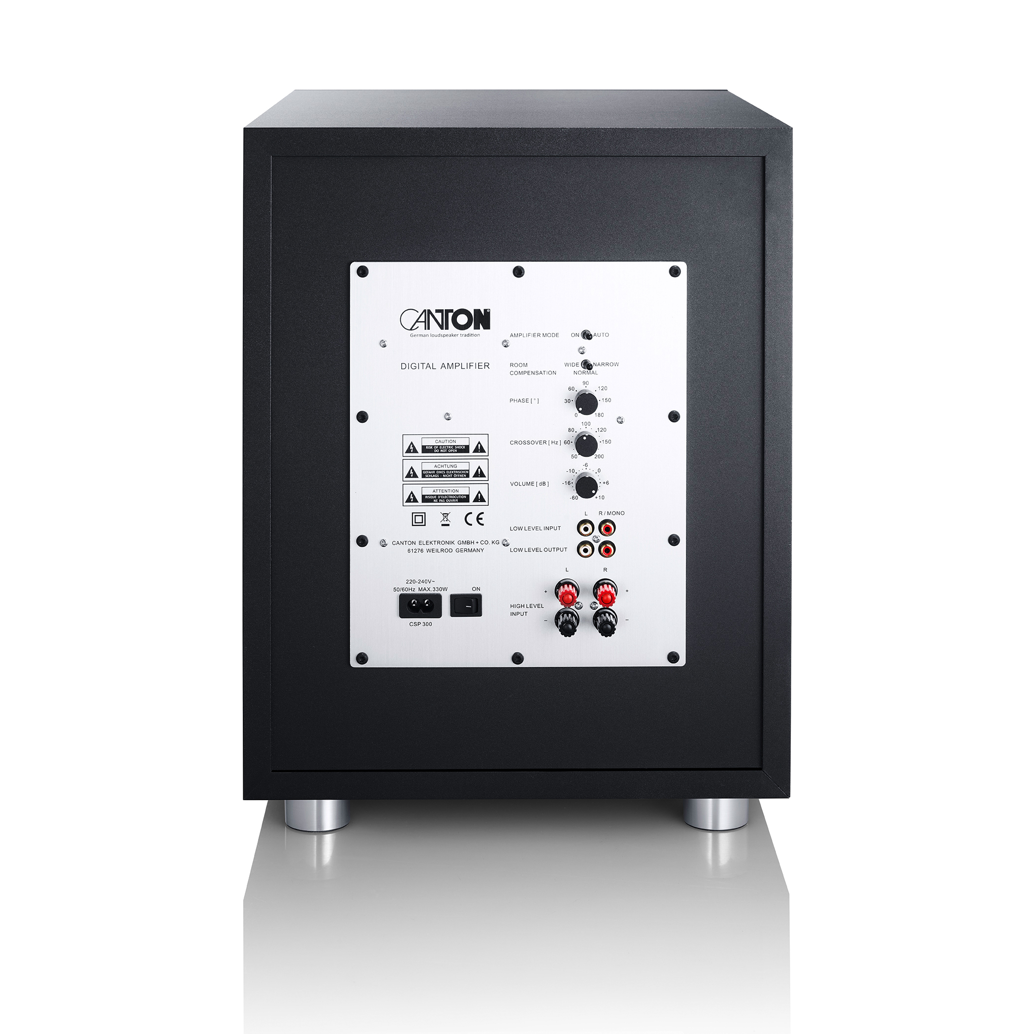 Canton Power Sub 12 schwarz Aktion