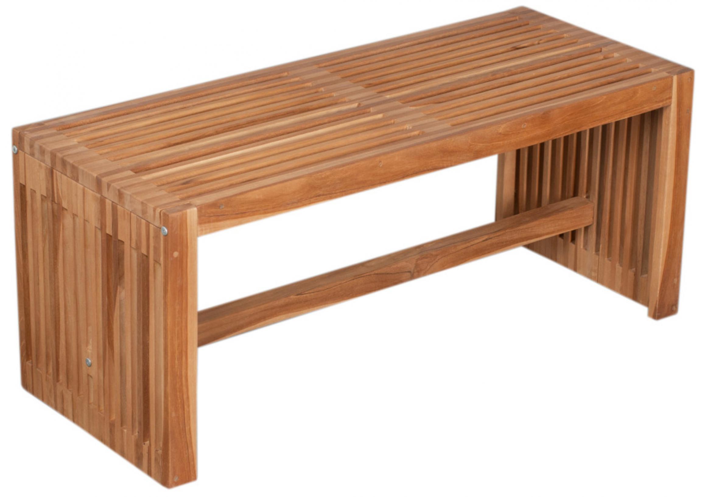 deVries Woodie Bank "Lamelle" 100 cm